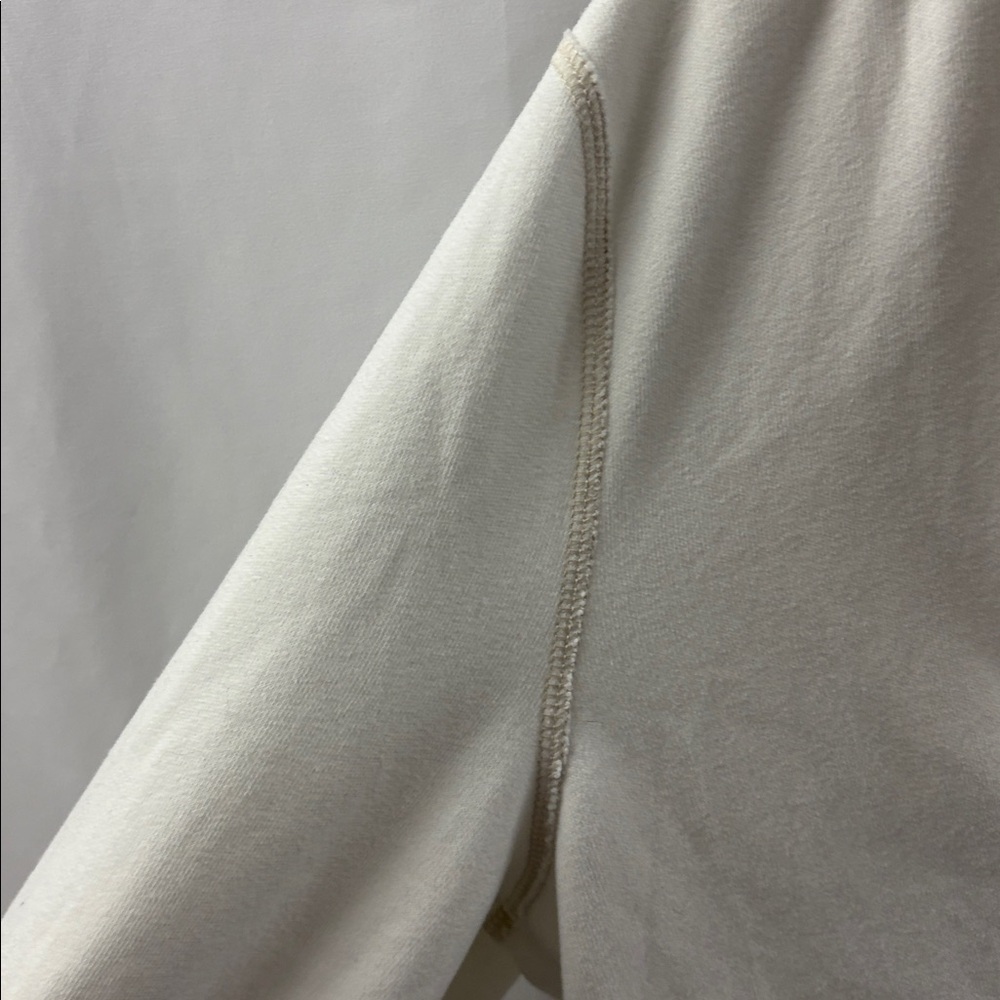 Hollister White Men's Hoodie Size Medium Fill Zip California - Picture 6 of 9